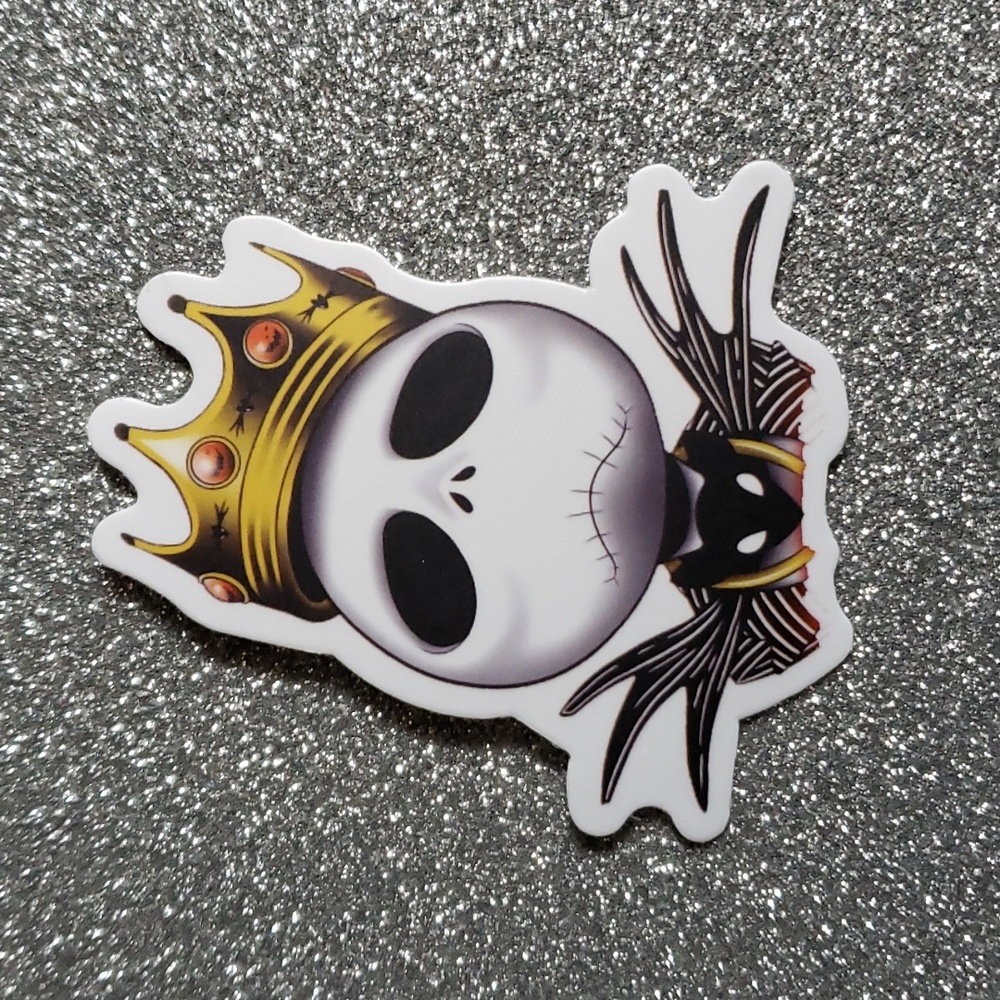 DISNEY Nightmare Before Christmas Waterproof Sticker biggie Parody